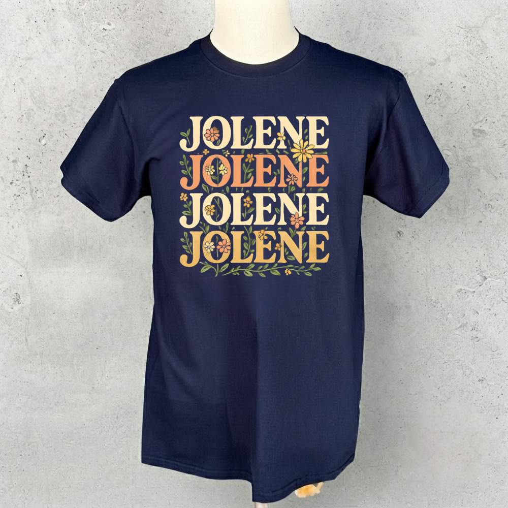 Jolene Retro Floral Country Music Graphic T-Shirt